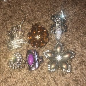 Set of 6 stretchy rings